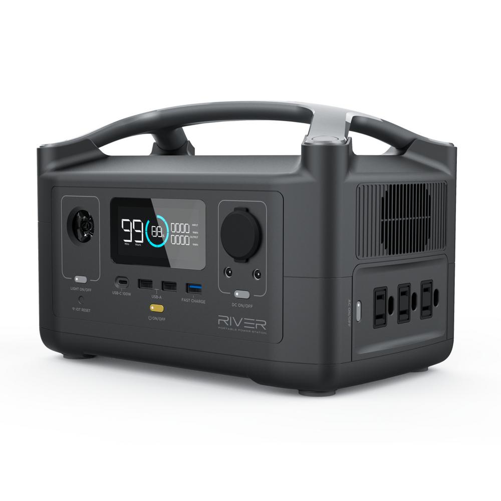 EcoFlow - River 600 288Wh Portable Power Station