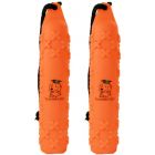 Teacher's Pet - Orange Vinyl Hunting Dog Training Bumper Hunting Dummies (2 Pack)