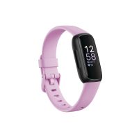 Fitbit - Inspire 3 Health &-Fitness-Tracker with Stress Management, Workout Intensity and More, Lilac Bliss/Black, One Size (S & L Bands Included)