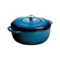 Lodge - 7.5 Quart Blue Enameled Cast Iron Dutch Oven